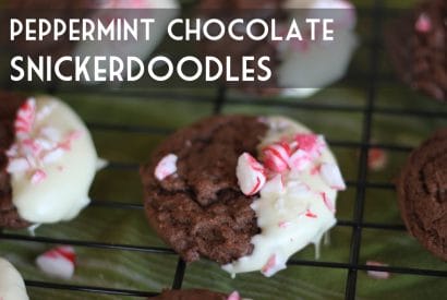 Thumbnail for How To Make These Peppermint Chocolate Snickerdoodles