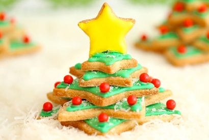 Thumbnail for Shortbread Christmas Tree Cookies