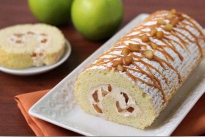 Thumbnail for How To Make This Apple Roll Cake With Caramel Frosting