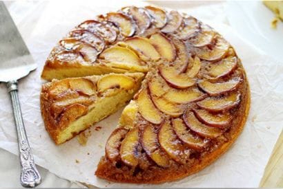 Thumbnail for A  Wonderful Upside Down Skillet Grilled Peach Cake