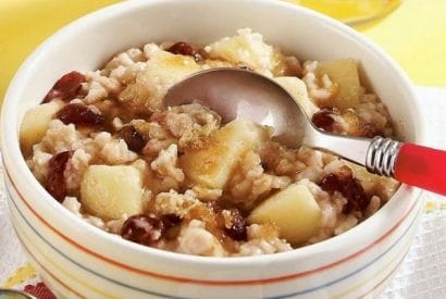 Thumbnail for Slow-Cooker Apple Cranberry Oatmeal