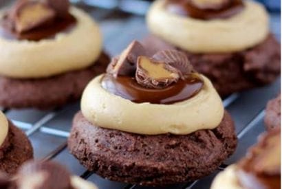 Thumbnail for Delicious Looking Peanut Butter Brownie Bites