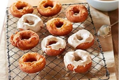 Thumbnail for A Great Recipe For Old-Fashioned Potato Doughnuts With Coffee Glaze