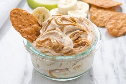 Thumbnail for How To Make This Yummy Cinnamon Almond Butter Swirl Dip
