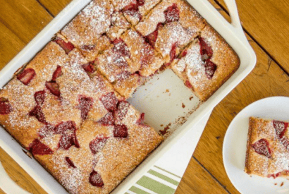 Thumbnail for How To Make This Strawberries And Cream Yogurt Cake