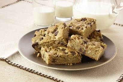 Thumbnail for How About Making These Dark Chocolate Chip Blondies