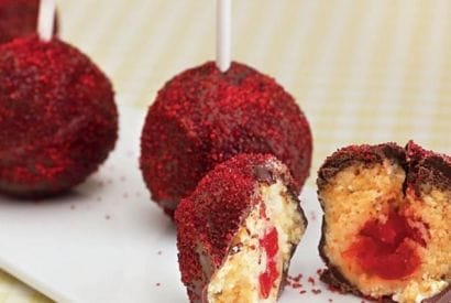 Thumbnail for Fun Chocolate Covered Cherry Cake Pops To Make