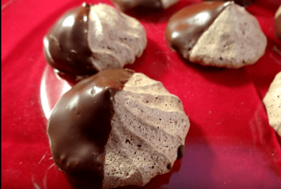Thumbnail for How To Make These Chocolate Dipped Meringue Cookies