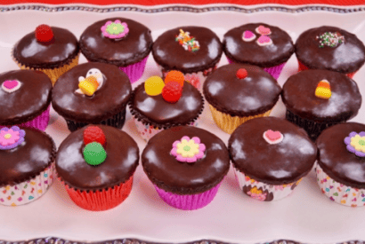 Thumbnail for Wonderful Chocolate Cupcakes Recipe With Chocolate Ganache Frosting