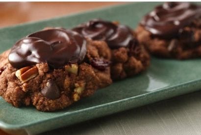 Thumbnail for Wonderful Gluten Free Decadent Double Chocolate Cherry Cookies