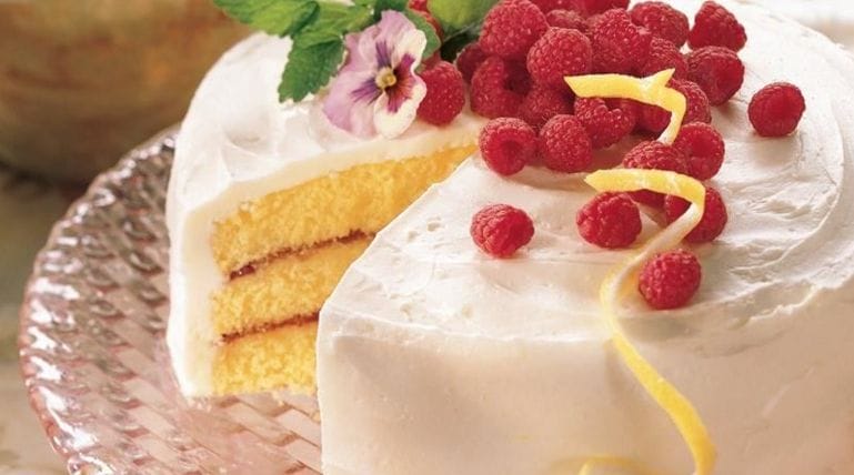 What A Great Raspberry Lemon Cake To Make