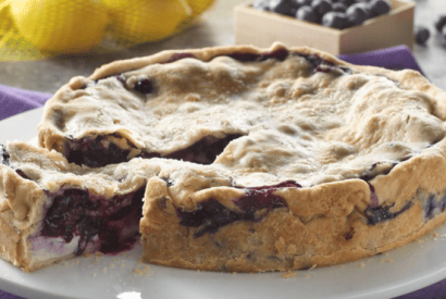 Thumbnail for A Delicious Deep Dish Lemon Blueberry Pie