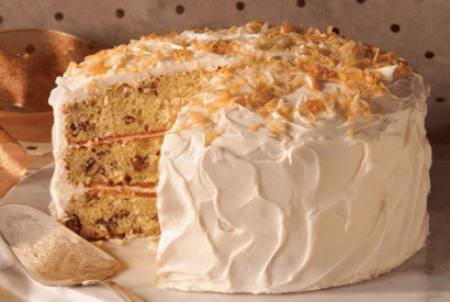 Thumbnail for Delicious Looking Coconut-Pecan Pudding Cake