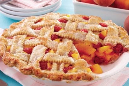 Thumbnail for Delicious Peach Melba Lattice Pie To Make