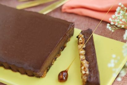 Thumbnail for A Chocolate Tart …Tart au Chocolat With Crunchy Crust