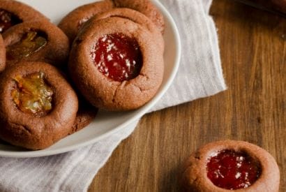 Thumbnail for Delicious Chocolate Thumbprint Cookies