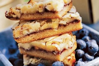 Thumbnail for How About Making These Blueberry-Almond Bars