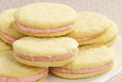 Thumbnail for Strawberry-Lemon Sandwich Cookies