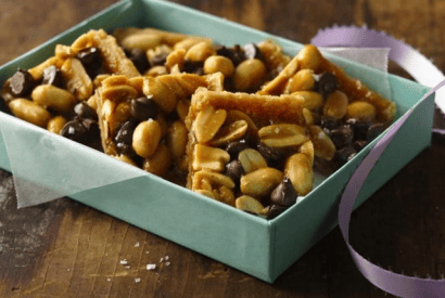 Thumbnail for A Really Great Recipe For Salty Caramel Peanut Brittle Bars