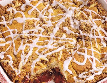 Thumbnail for A Cherry-Brickle Coffee Cake Recipe