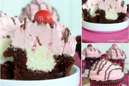 Thumbnail for Wow ! Love These Raspberry Cheesecake Chocolate Cupcakes