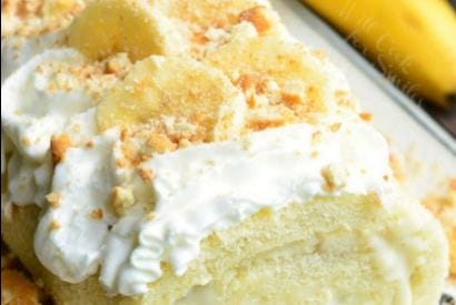 Thumbnail for Banana Pudding Cake Roll …How Yummy