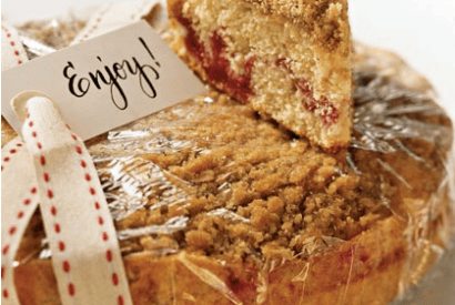 Thumbnail for Strawberry Jam Crumb Cake For Afternoon Tea