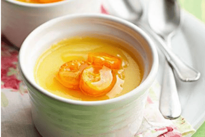 Thumbnail for A Delightful Lemon Dessert …Lemon Pots de Crème With Honeyed Kumquats