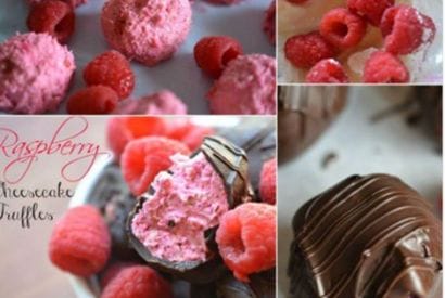Thumbnail for What Delicious Raspberry Cheesecake Truffles