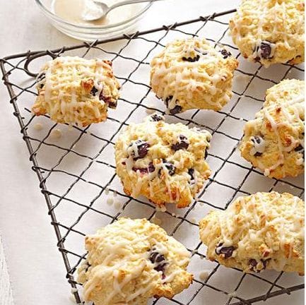 How To Make These Lemon-Blueberry Biscuits