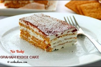 Thumbnail for 4 Ingredients  ..No Bake Graham Icebox Cake