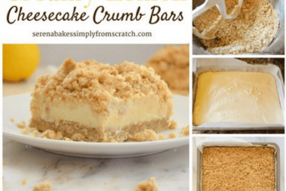 Thumbnail for How Are These Creamy Lemon Cheesecake Crumb Bars