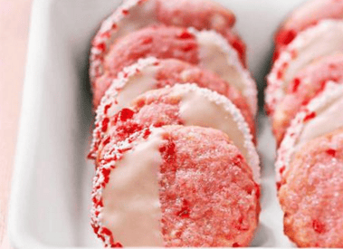 Thumbnail for Yummy And Pretty White Chocolate-Cherry Shortbread