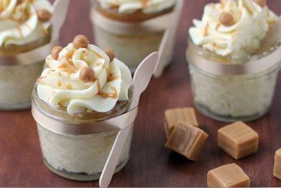 Thumbnail for Wonderful Mini Vanilla Caramel Cakes With White Chocolate Ganache Frosting