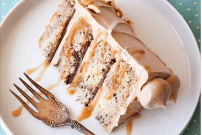 Thumbnail for How To Makes This Banana Choco Hazelnut Cake With Salted Caramel Sauce