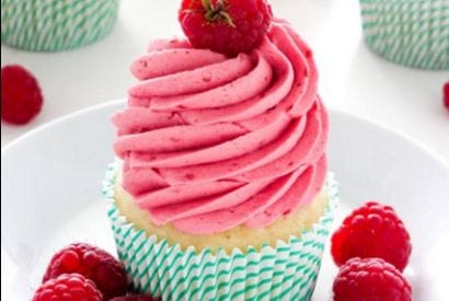 Thumbnail for Lovely Lemon Cupcakes With Raspberry Buttercream