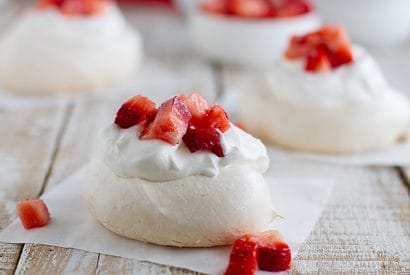 Thumbnail for A Great Recipe For Mini Strawberry Pavlovas