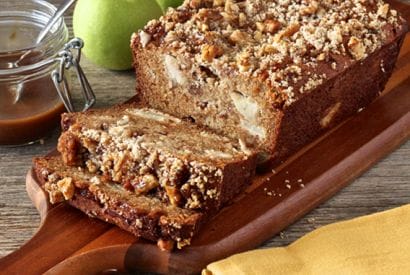 Thumbnail for Delicious Warm Caramel Apple Pie Bread  Which Is Paleo And Gluten-free