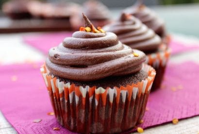 Thumbnail for Delicious “Hot” Chocolate Cupcakes With Chocolate Frosting