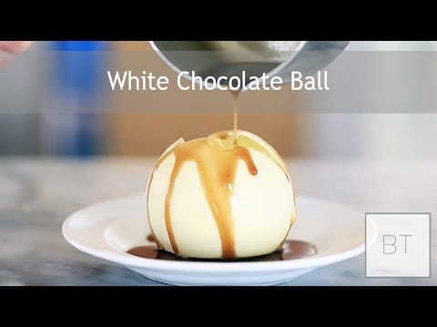 The Amazing White Chocolate Ball Dessert