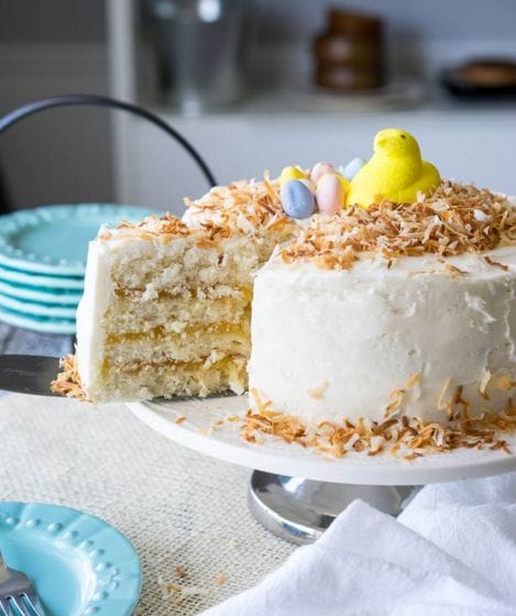 Coconut Lemon Layer Cake