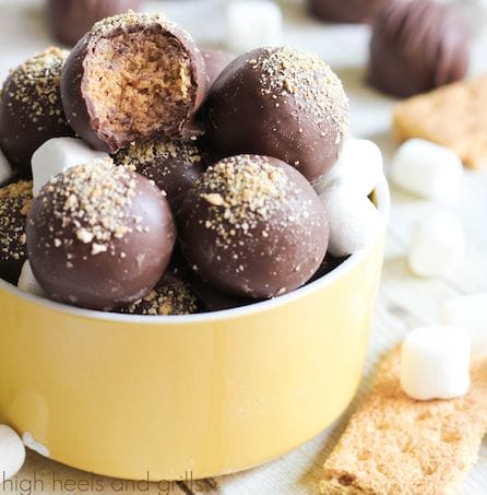 Delicious S'mores Truffles - Afternoon Baking With Grandma