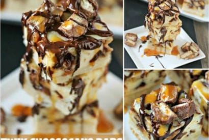 Thumbnail for TWIX® Cheesecake Bars With Chocolate & Caramel Drizzle