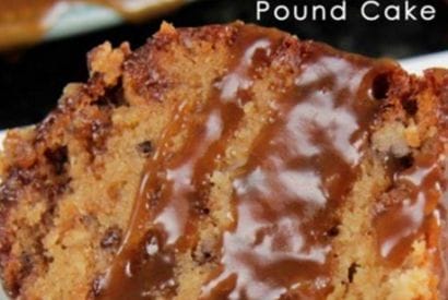 Thumbnail for Toffee Pecan Caramel Pound Cake
