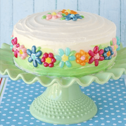 Jelly Belly Flower Cake