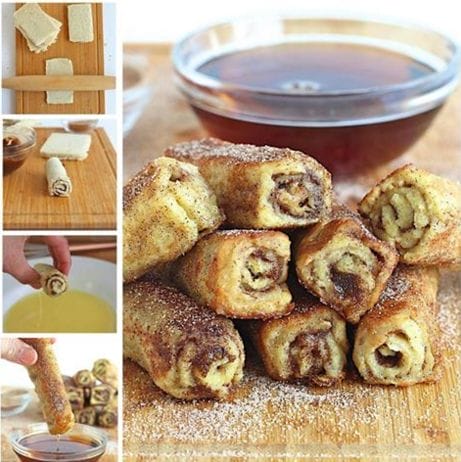 French Toast Roll Ups