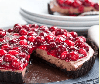 Thumbnail for A Delicious Cranberry Chocolate Cream Tart