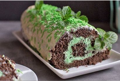 Thumbnail for A Really Yummy Chocolate Mint Roll Cake