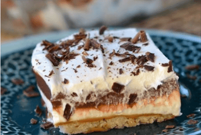 Thumbnail for A Delicious Chocolate Caramel Layered Dessert