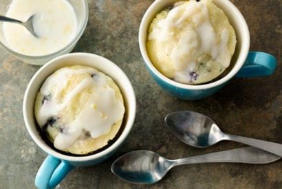 Thumbnail for Delicious Mug Muffins To Make…Lemon-Glazed Blueberry Muffins